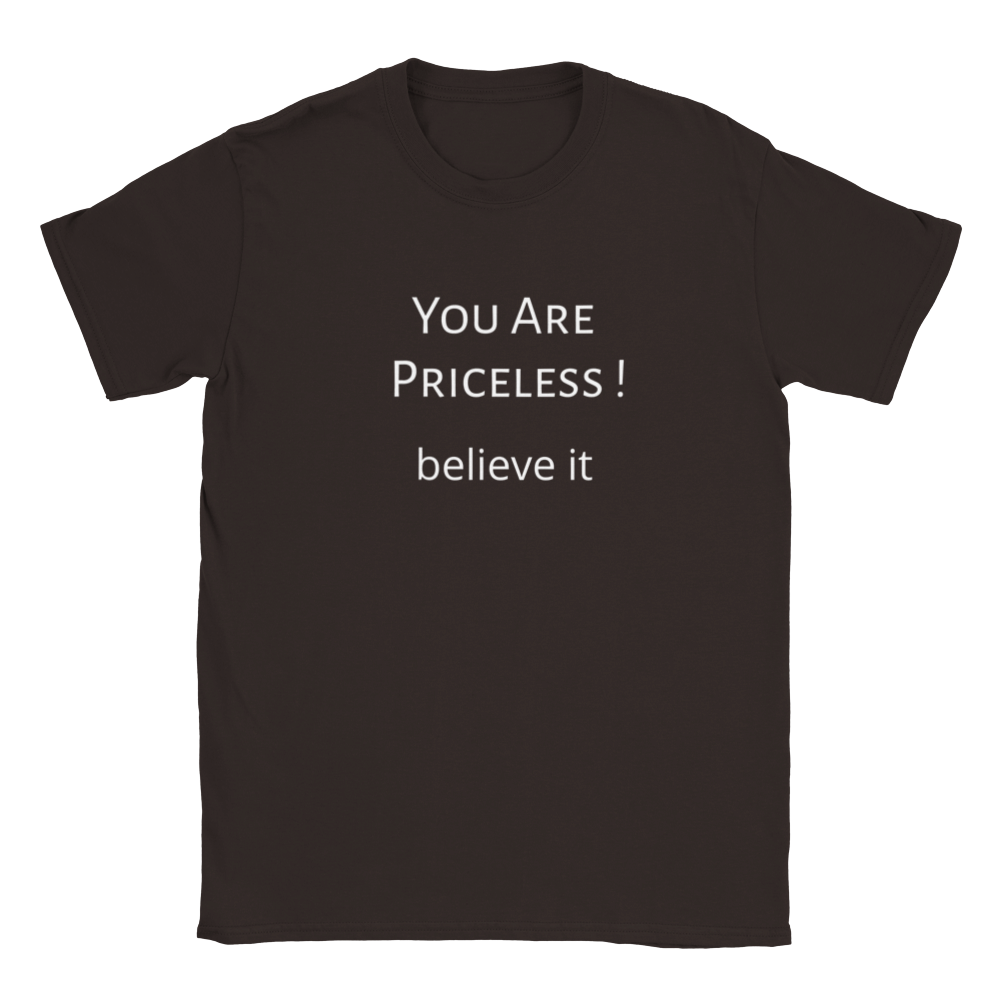 You Are Priceless! Classic Kids Crewneck T-shirt