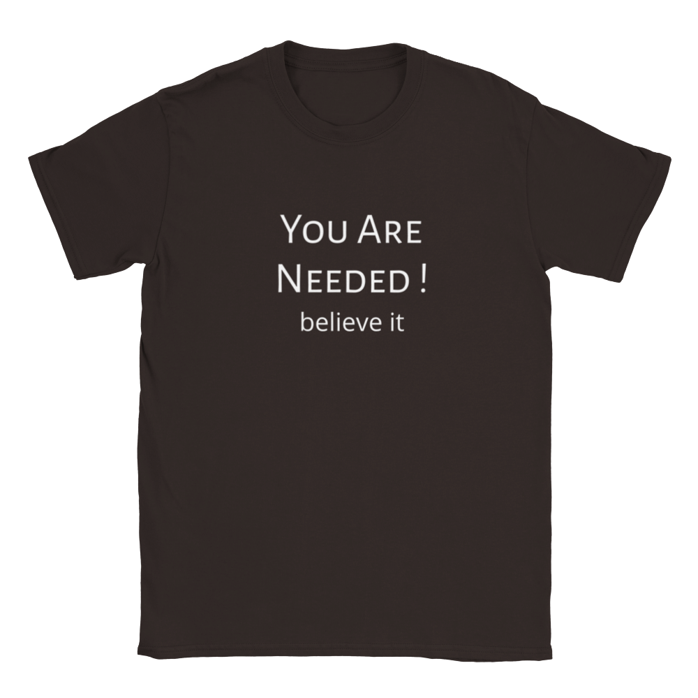 You are Needed! Classic Kids Crewneck T-shirt. Wear it and share it forward.