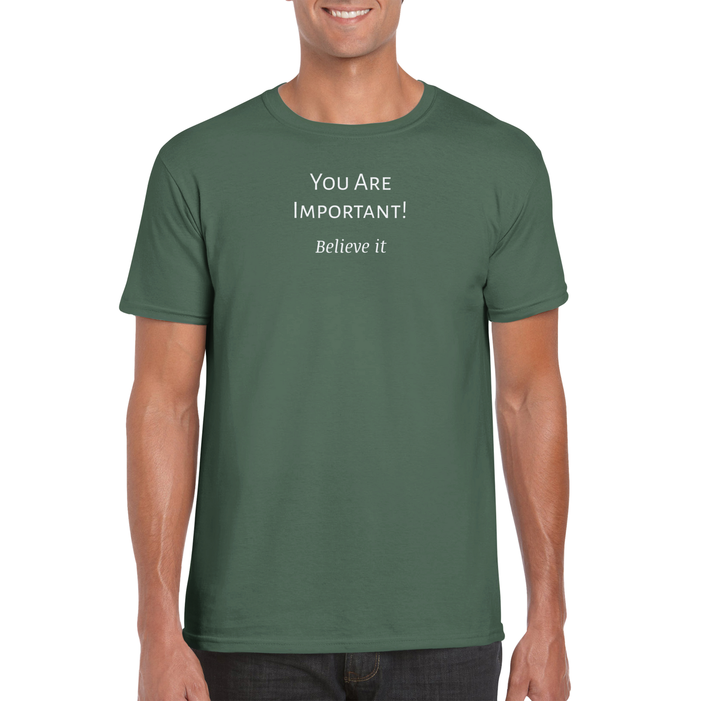 You Are Important! Classic Unisex Crewneck T-shirt. Wear it and share it forward