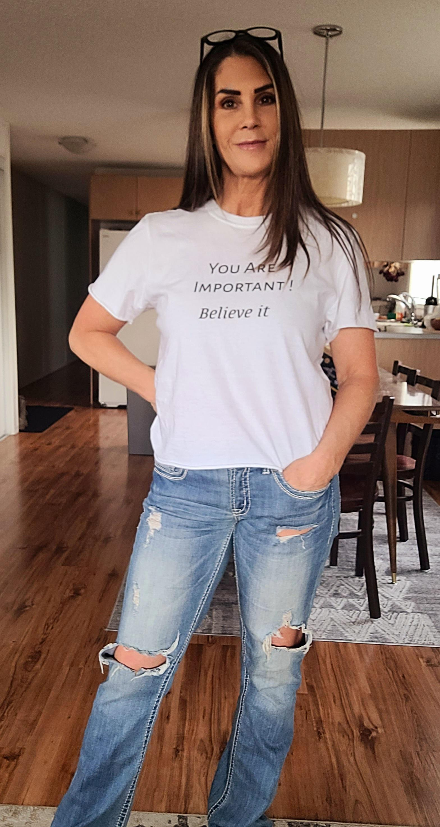 You Are Important! clothing in many colors