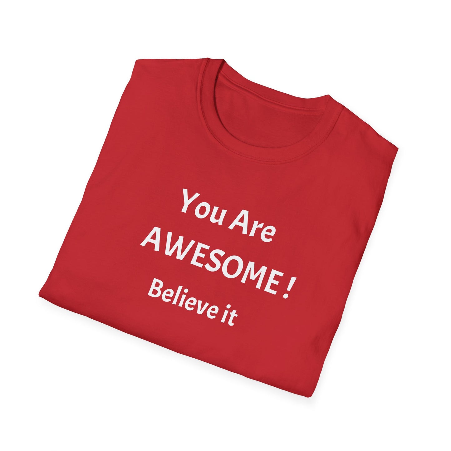 You Are AWESOME! Believe It —T-Shirt