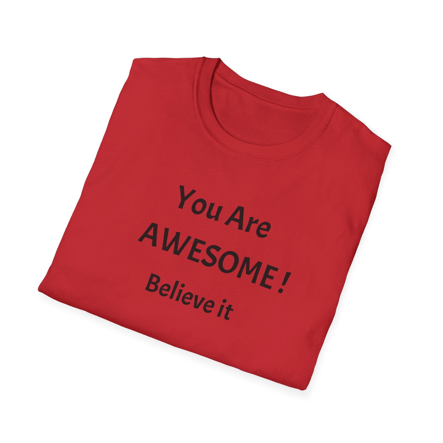 You Are AWESOME! Believe It —T-Shirt