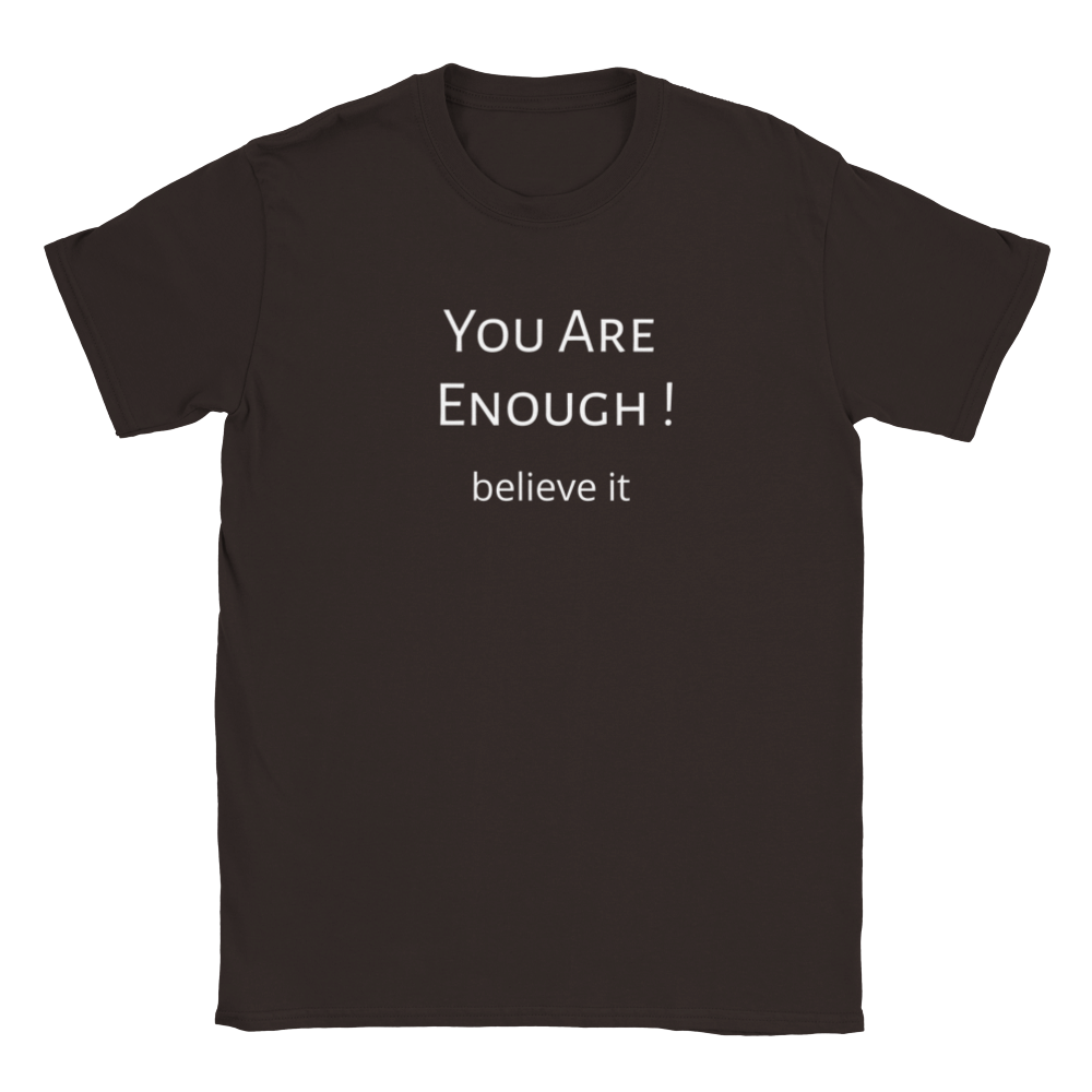 You are Enough! Classic Kids Crewneck T-shirt. Wear it and share it forward