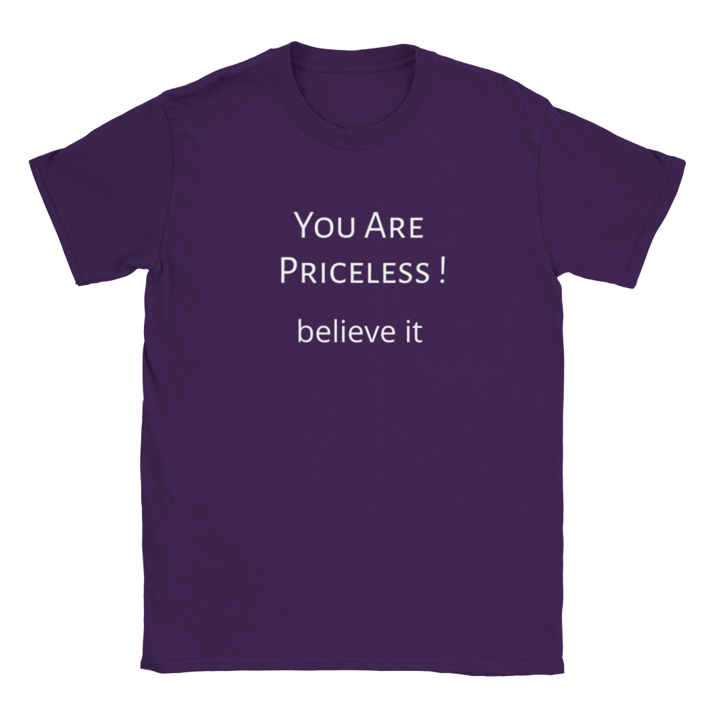 You Are Priceless! Classic Kids Crewneck T-shirt
