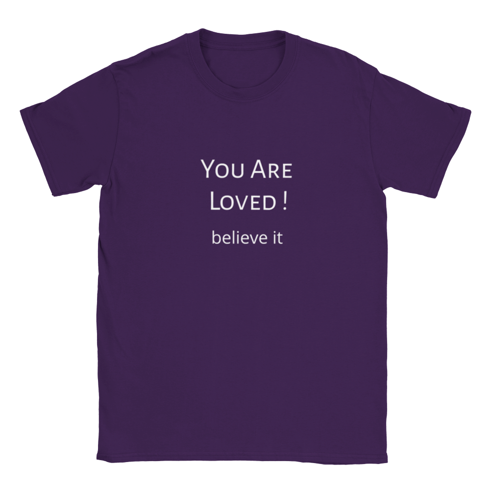 You are Loved! Classic Kids Crewneck T-shirt. Wear it and share it forward.