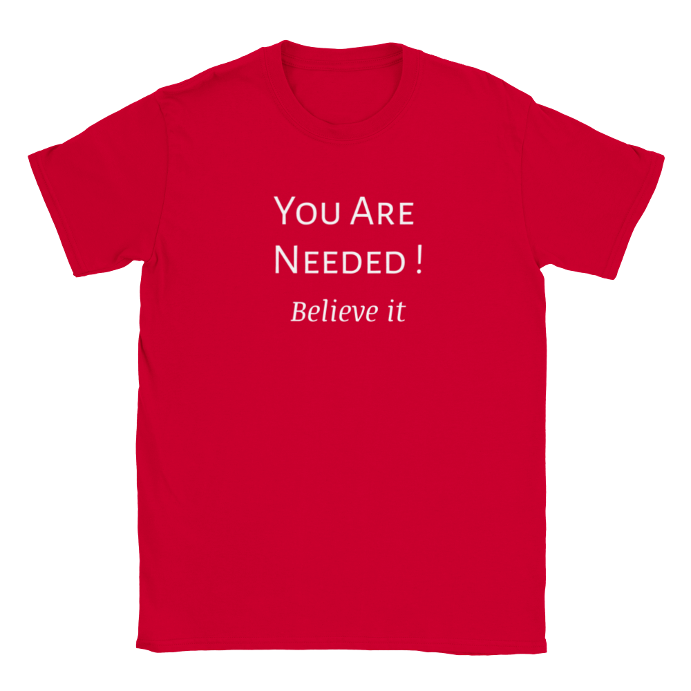 You are Needed! Classic Kids Crewneck T-shirt. Wear it and share it forward.