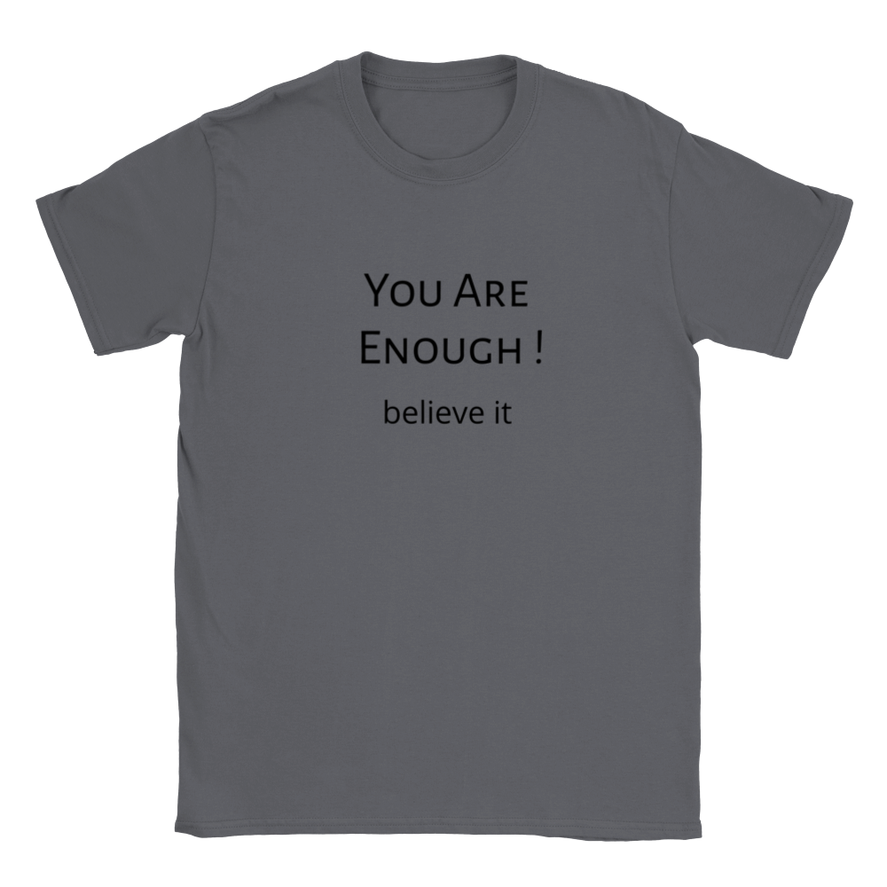 You are Enough! Classic Kids Crewneck T-shirt. Wear it and share it forward.