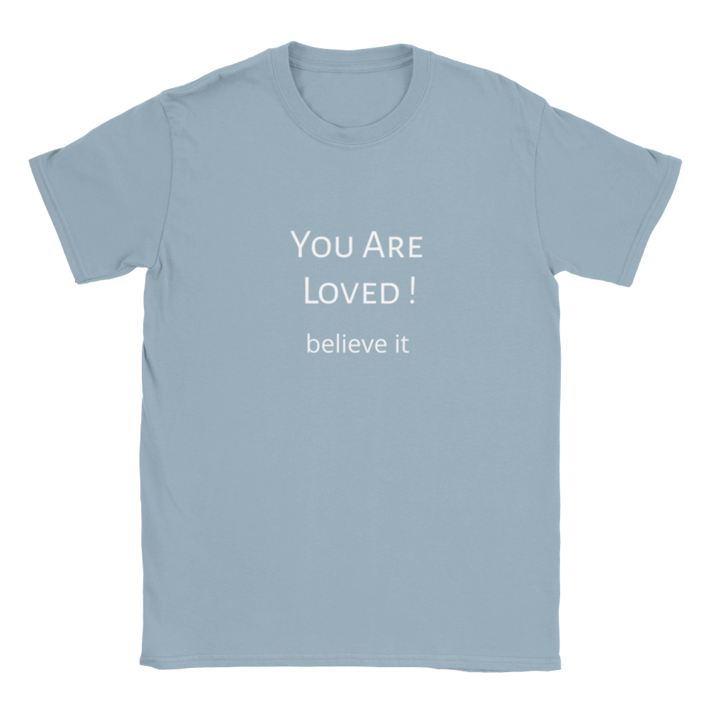 You are Loved! Classic Kids Crewneck T-shirt. Wear it and share it forward.